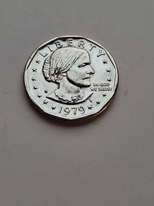 S Susan B. Anthony 1979 camafeo FG/ambos lados tierra detallada envío gratuito Sba541 - Imagen 1 de 5