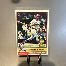 1976 Topps All Star Rookie Cup Fred Lynn #50 Boston Red Sox Baseball Card BEAUTY