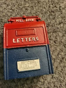 John Wright Cast Iton Sparschwein Briefkasten - Bild 1 von 5
