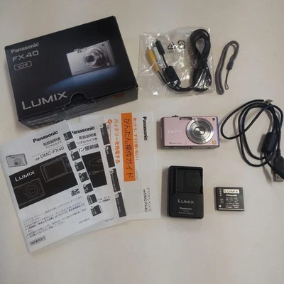 Cámara compacta Panasonic LUMIX DMC-FX40 rosa 12 MP probada Japón Foto 1 de 4