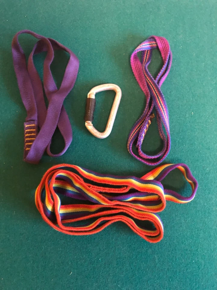 Carabiner and slings - Image 1 of 1