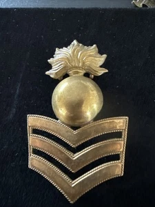Victorian Royal Marines Artillery Lance Sergeant Military Lugs Rank Arm Badge - Picture 1 of 4