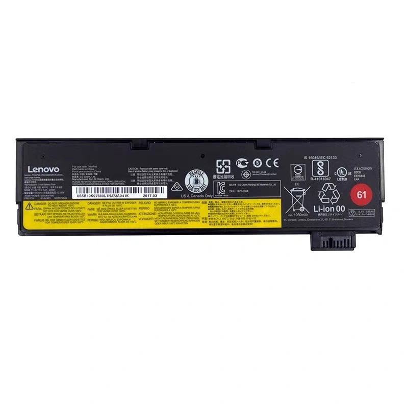 61+ Batería Original OEM 01AV425 01AV423 Lenovo Thinkpad T470 T480 T570 T580 Foto 1 de 1