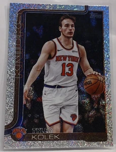 2025 TOPPS TYLER KOLEK SILVER SAND GLITTER #20 KNICKS MSK - Picture 1 of 2