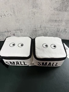 UNIQLO Japan x Anya Hindmarch EYE Mini Square Pouch Set Of 2 White Small - Picture 1 of 8