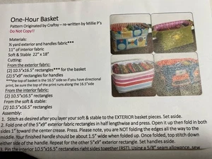 Craftsy One Hour Basket Orange Flower Quilting Project NEW - Picture 1 of 4