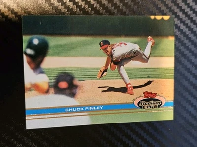 1991 Topps Stadium Club - Chuck Finley #81 California Angels  - Image 1 of 2