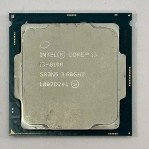 Intel Core i3-8100 3.60GHz Quad Core SR3N5 4 Thread LGA 1151 - Picture 1 of 4