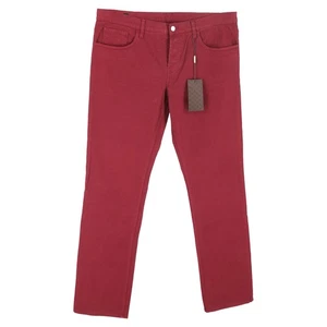 Gucci Slim Fit Jeans in Red Cotton - Picture 1 of 3