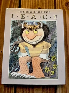 Vtg 1990 The Big Book for Peace 1st Ed HC/DJ Maurice Sendak Illustrated Book - Picture 1 of 5