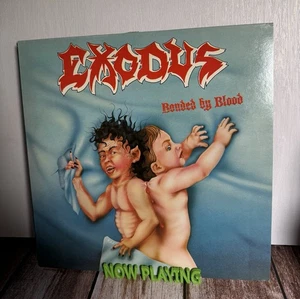 EXODUS BONDED BY BLOOD MFN 44 UK FIRST PRESS MUSIC FOR NATIONS HTF VINYL RECORD - Foto 1 di 7