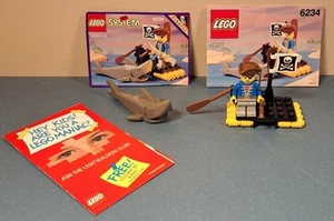 Lego Pirates 6234 Renegade's Raft Set (1991): 100% Comp w/Instructions/Box Top - Picture 1 of 8
