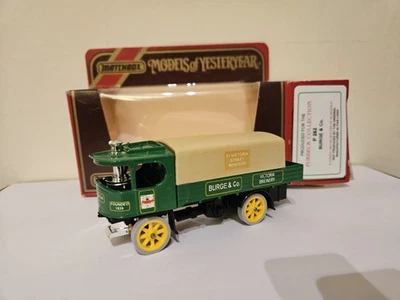 Matchbox Yesteryear Atkinson Steam Wagon Code 3 Purbeck Burge Victoria Brewery Foto 1 de 4
