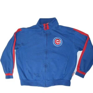 Suéter Chicago Cubs XL De Colección Y2k Majestuoso Día del Juego Cremallera Completa  - Imagen 1 de 11