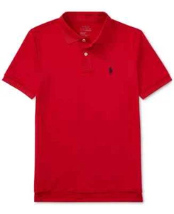 Neu mit Etikett große Jungen Ralph Lauren Baumwolle Netz klassisches Kurzarm Polo Größe L (14-16) - Bild 1 von 1