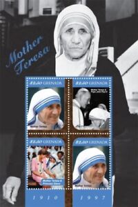 Grenada - 2011 - Mother Teresa - Sheet Of 4 - MNH