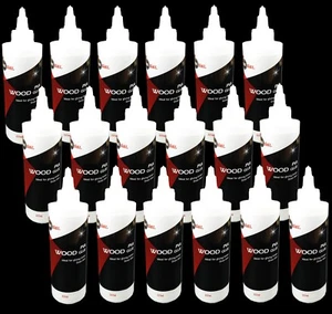 BULK Pack x PVA Wood Glue Adhesive Paste 237mL Bottles with Easy Screw Cap - Picture 1 of 6