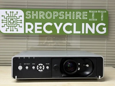 Panasonic PT-F200EA XGA 3LCD Professional Projector Lamp Hours Filter light on - Image 1 of 4