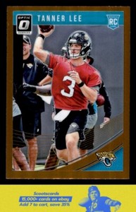 2018 Donruss Optic Tanner Lee  Bronze RC #133 Jacksonville Jaguars
