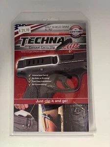 Techna Clip Belt Clip Fits Smith & Wesson M&P Shield 9mm .40 Right Black SHBR - Picture 1 of 2