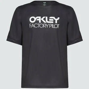 Oakley factory pilot MTB ss jersey blackout maglia tecnica bike ebike dh new ... - Picture 1 of 1
