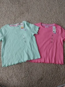 2 NWT Girls Shirts - Picture 1 of 9