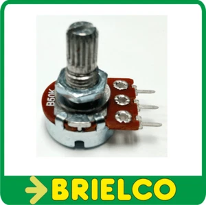 POTENCIOMETRO MONO LINEAL B50K DIAMETRO EJE 6MM METALICO UNA VUELTA BD9665 - Imagen 1 de 3