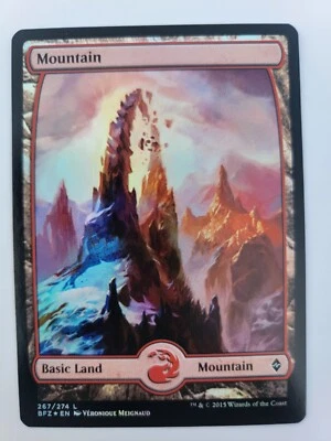 Qimira Unplayed Mountain #267 Zendikar Free Ship/soft/hard Case  - Image 1 of 2
