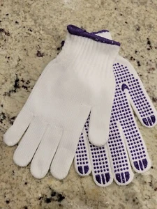 Cotton Polyester String Knit Work Gloves With One Side Dots - Picture 1 of 1