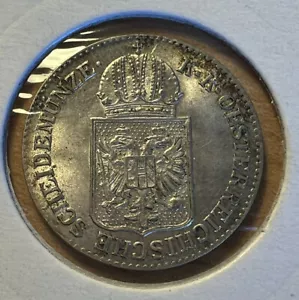 More details for austria silver 6 kreuzer 1849 a high grade