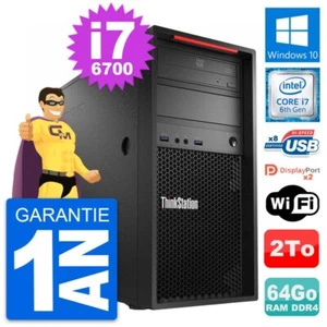 PC tour Lenovo Thinkstation P320 MT i7-6700 RAM 64Go Scheibe 2To Windows 10 Wifi - Bild 1 von 7