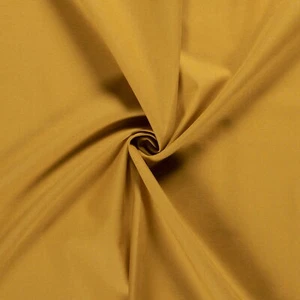 Baumwollstoff Uni Fahnentuch ocker gelb | auch für Stoffmasken - Bild 1 von 4
