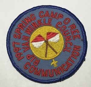 Rip Van Winkle Camp O Ree 1997 parche como nuevo MC7 - Imagen 1 de 1