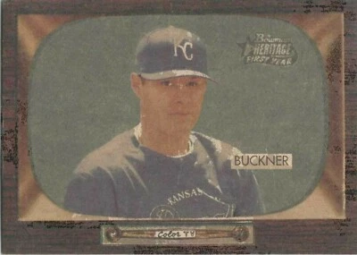 BILLY BUCKNER 2004 Bowman Heritage Mahogany #258 SERIAL #11/25 KANSAS CITY  - Image 1 of 2