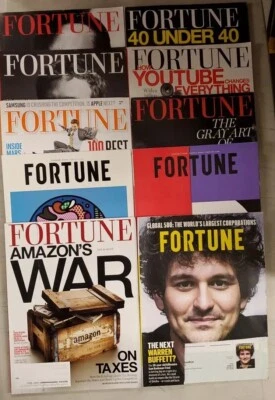 Fortune Magazine Amazon Warren Buffett Artificial Intelligence 100 Best Comp X10 - Image 1 of 4