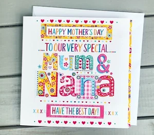 Muttertagskarten für Mama & Nana, Oma, Nanny, Kindermädchen, Nannie, Oma, Oma,  - Bild 1 von 29