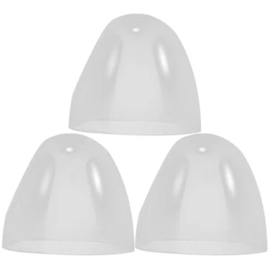 3 Pcs Brown Caps Bottle Accessories Baby Reusable Milk Replacement Clear Lid - Picture 1 of 12