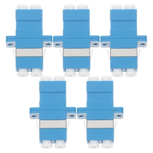 5 Pcs Glasfaseradapter Steckverbinder Für Glasfaserkabel Faserkoppler - Photo 1/12