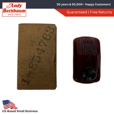 Lente de lámpara de luz trasera y parada Plymouth P-10 P-9 1940 854763 NOS. Foto 1 de 4