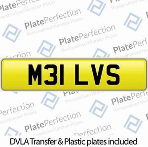 M31 LVS MELV MELVIN MELVYN APRECIADA MATRÍCULA PRIVADA REGISTRO DVLA - Imagen 1 de 1