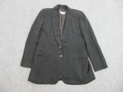 Blazer Giorgio Armani Hombre Adulto 48 Negro Chaqueta Abrigo Oficina Bolsillo Italia Foto 1 de 4