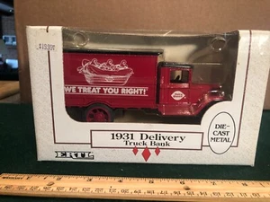 ERTL 1931 Dairy Queen Delivery Truck Bank 1994 MFG. W/Key - Picture 1 of 4