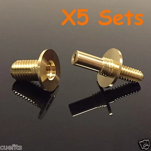 5 Sets Snooker Pool Male Lock Cue Vacuum Quick Release Brass Joint Pin Connector - Picture 1 of 5