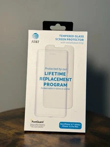 AT&T Tempered Glass Antimicrobial Screen Protector - iPhone 13 Pro Max - Zdjęcie 1 z 1