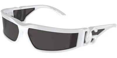 Dolce & Gabbana White Wrap Sunglasses - DG6198 331287 63 - Made in Italy - Image 1 of 3