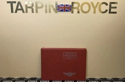 1985/86 Bentley Turbo R Owners Handbook, Bentley Owners Manual. TSD 4579 #TR919 - Image 1 of 4