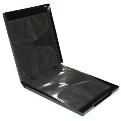20 Premium Grade 16mm 8 Disc Black CD DVD PP Poly Cases with Refill Sleeves - Image 1 of 4