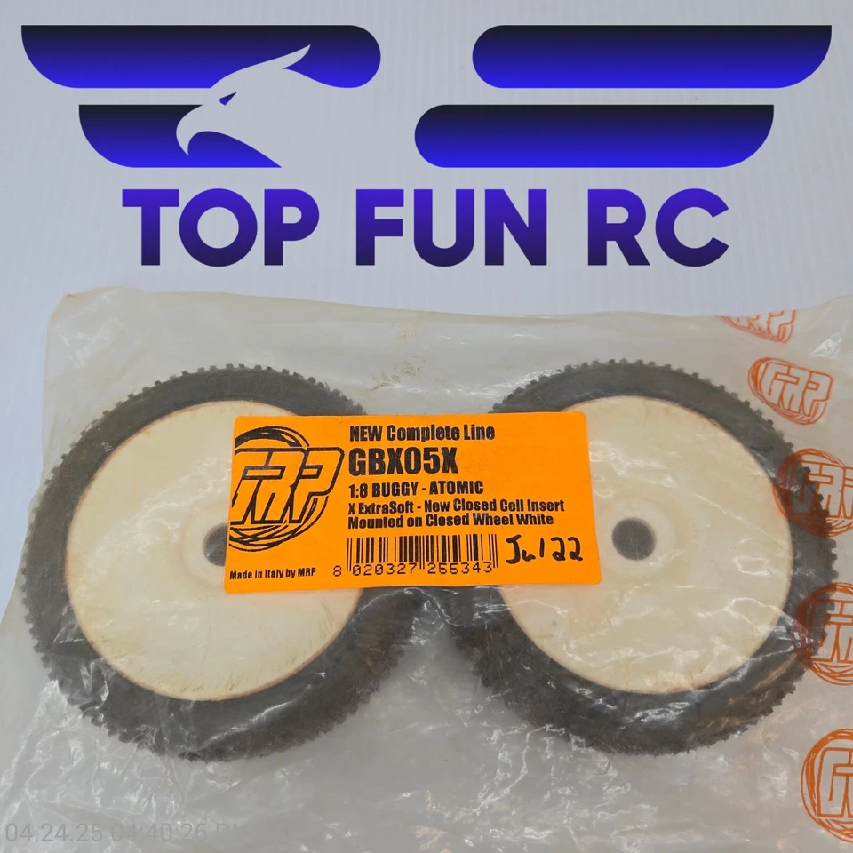 GRP RC GBX05X 1/8th Scale Buggy-Atomic Xtra Soft-Closed Wheel Circuit - Image 1 of 3