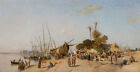 high quality oil painting handpainted on canvas " Arrival at the Port"