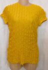 Helmet Lang Top Flame Yellow Ruffle Baby T Nwt $195 size extra small